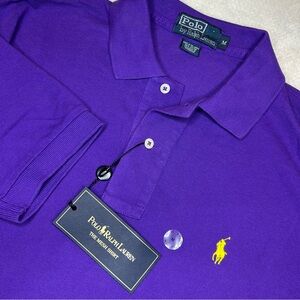 Polo by Ralph Lauren Purple Polo with Yellow Pony VNTG